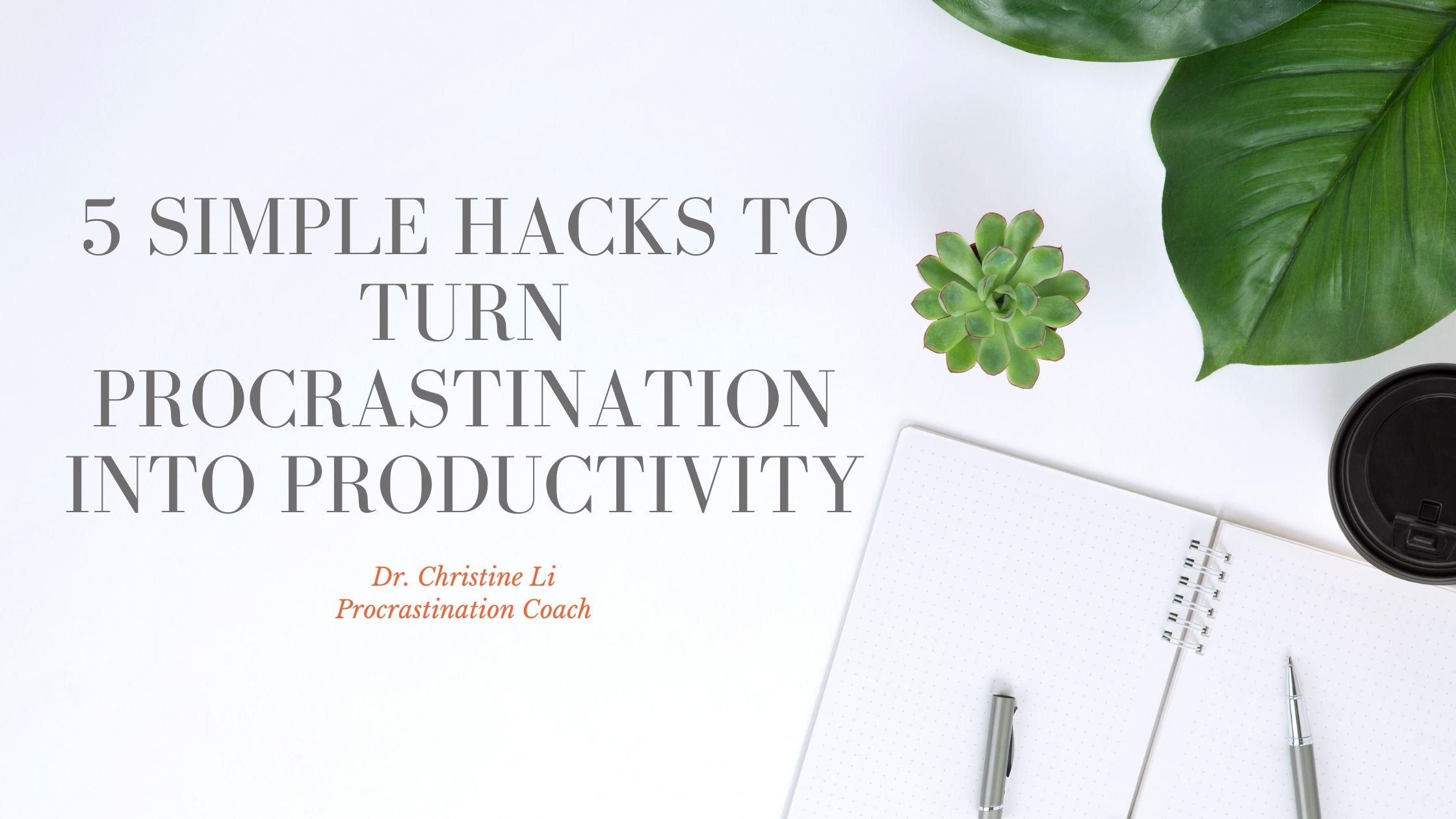 Blog Procrastination Coach